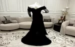 شكل-فستان-سهرة-طويل-أسود